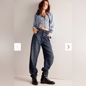 Free People - Augusta Barrel Jeans